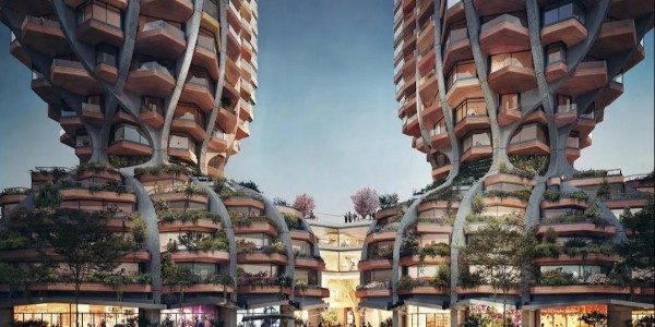 溫哥華未來新地標(biāo)！鬼才建筑師Thomas Heatherwick設(shè)計(jì)中心區(qū)雙子塔樓