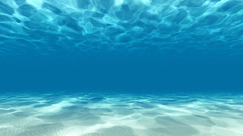 覓知網(wǎng)_寧靜的海洋海底場(chǎng)景寧靜的水下場(chǎng)景3d 渲染_1622486_副本